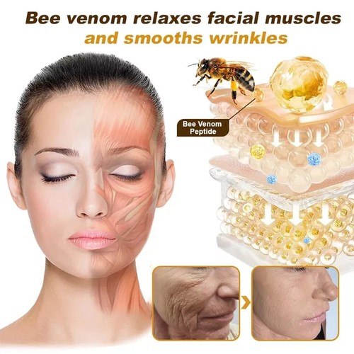 3 Pcs Bee Venom Wrinkle Cream, Bee Venom Anti-Wrinkle Firming Cream, Bee Venom M - Picture 6 of 7