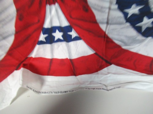Daisy Kingdom #1376 Old Glory 100% Cotton Fabric Tablecloth Patriot 2YDS X 59W - Picture 6 of 6
