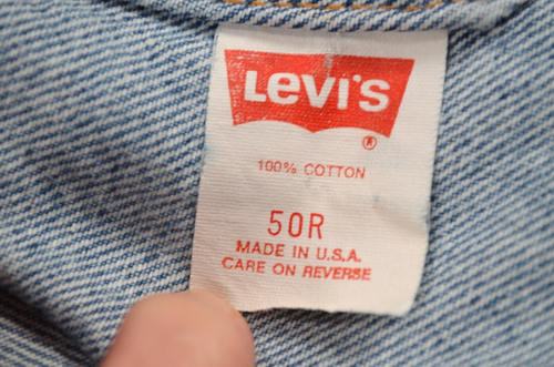 Chaqueta vaquera Levi’s de colección de camionero de mezclilla para hombre talla 50R 1980’s 70506 0214 con parches - Imagen 22 de 24