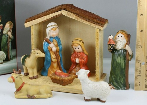 MAY KAUFHÄUSER EXKLUSIVE PORZELLAN WEIHNACHTSKRIPPE 8 TEILE 2003 - Bild 8 von 12