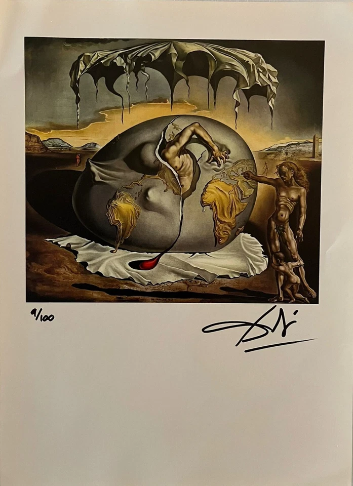 Impresión original firmada de Salvador Dalí, certificado de autenticidad + tasación por $3.500 USD. Foto 2 de 4