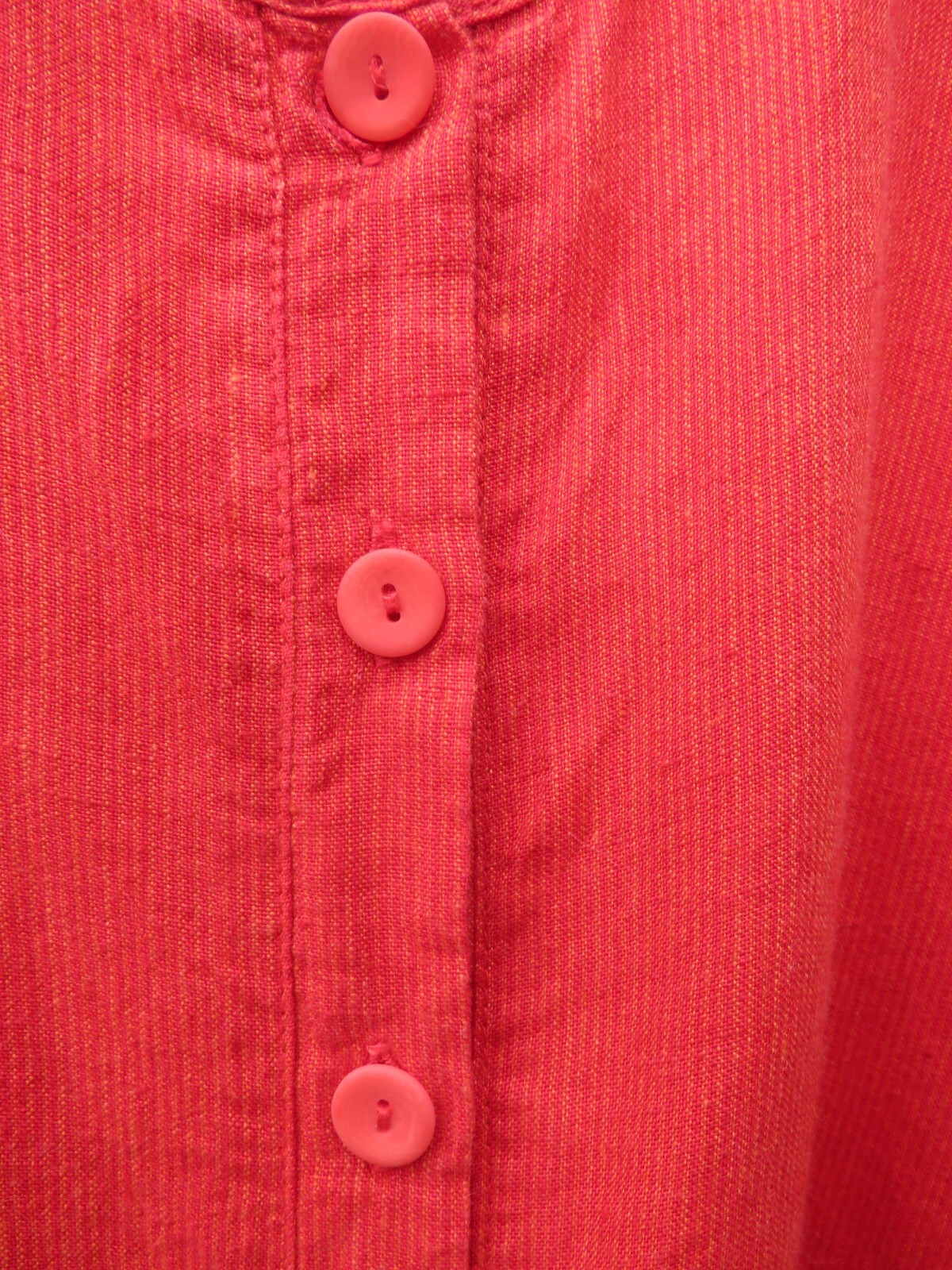 FLAX Designs LINEN Shirt TOP Oversized SMALL Re… - image 4