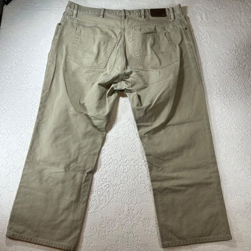 Polo Ralph Lauren Men's 42x27 Cotton Tan Beige Denim Straight Leg Jeans - Picture 2 of 10