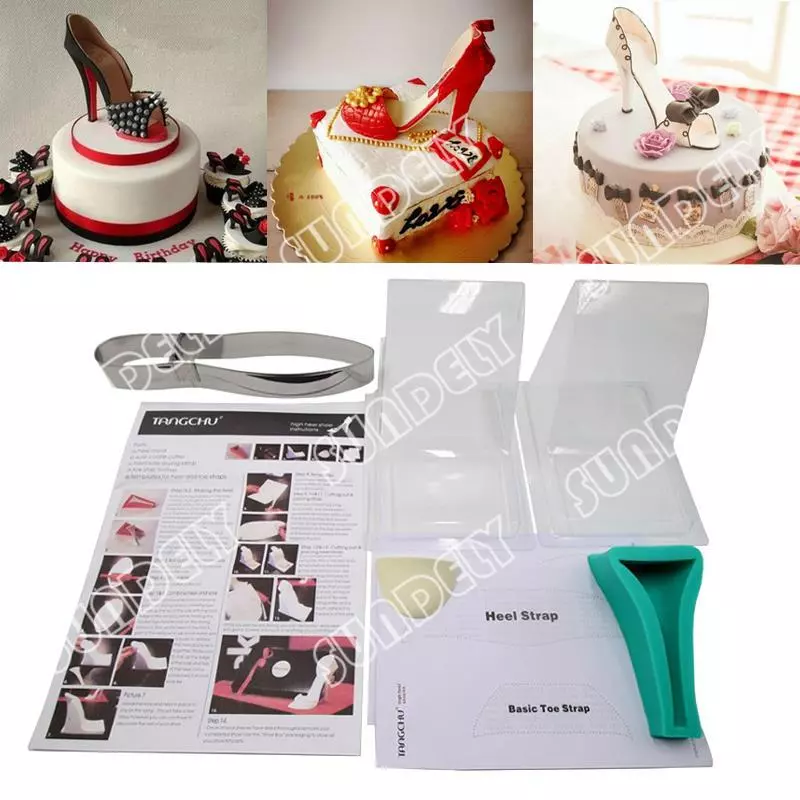 Fondant high heel shoe cheap kit