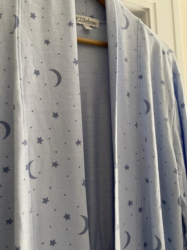 PJ Salvage Robe Women’s Size Small Blue Stars Moon Short NWT - Picture 4 of 13
