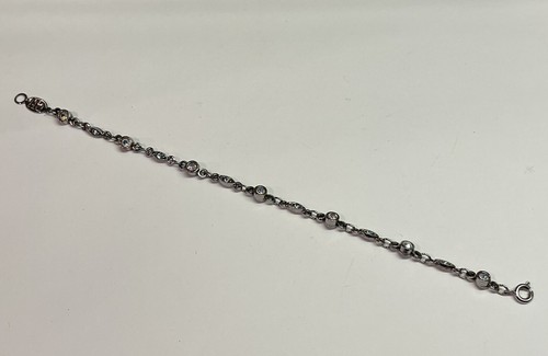 Signed CH (Crazy Horse by Liz Claiborne) Aurora Borealis Rhinestone Bracelet