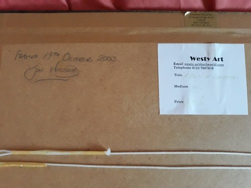Jon Westwood Original Oil Painting Of Lightning Aircraft Taking Off Signed - Picture 2 of 2