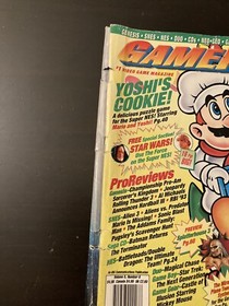 Sega Nes Snes Gamepro Magazine Yoshi's Cookie W/Mario Bros Volume 5 #6 June 1993