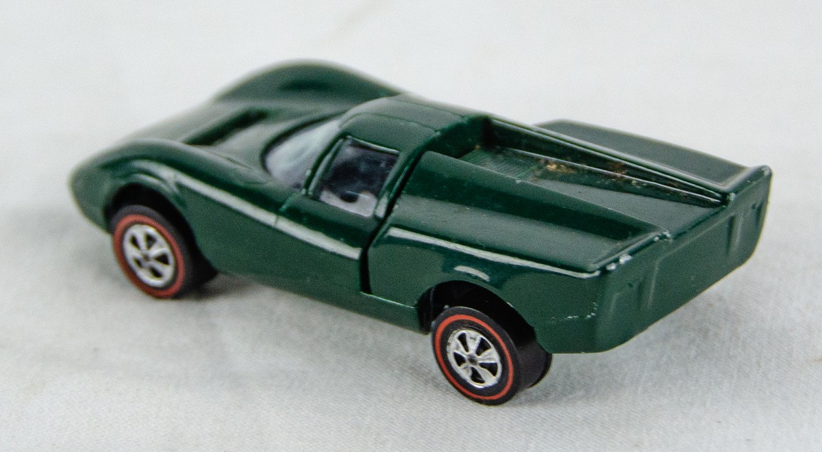 HotWheels LOLA GT70 1968 MATTEL ホットウィール Hot Wheels Redline 1968 Lola GT-70, Green, USA Base