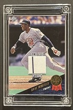 Dave Winfield 2022 Jersey Fusion Game Used Jersey Swatch Hall of Fame