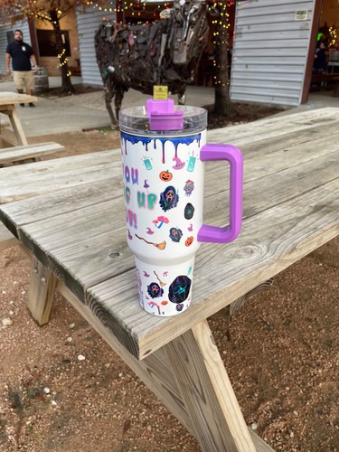 Ghost face 40oz Tumbler Free Gift! - Picture 3 of 3