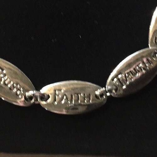 Rhodium over Pewter "Virtures" Toggle bracelet by Premier Designs - Picture 5 of 8