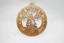 I'D RATHER BE SAILING LASER CUT ORNAMENT