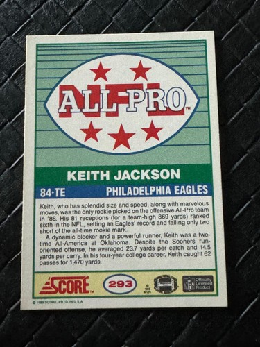 1989 SCORE NFL FOOTBALL Trading Cards Complete Your Set U Pick BARRY SANDERS 2/2 - Picture 145 of 439