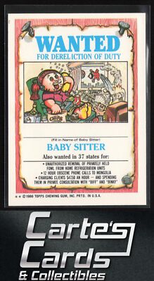 Unzipped Zack 1986 Topps Garbage Pail Kids Series 4 #132b | eBay