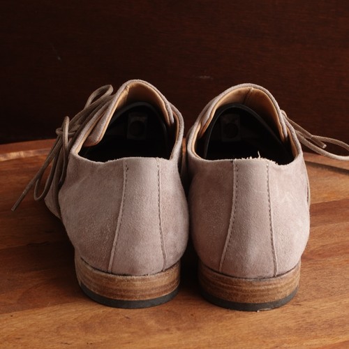 Ernesto Dolani Oxfords WMS TALLA EU 38 US 8 Beige Camoscio Gamuza Zapatos Planos Italia - Imagen 7 de 14