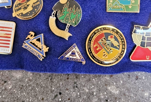 Huge Lot of Telephone Pioneers Of America Lapel Hat Jacket Pins State Chapters - Picture 11 of 12