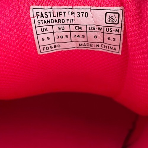 Inov-8 FastLift 370 Cross-Training Shoes Unisex US M6.5 W8 EU 38.5 Red Pink - Picture 11 of 13