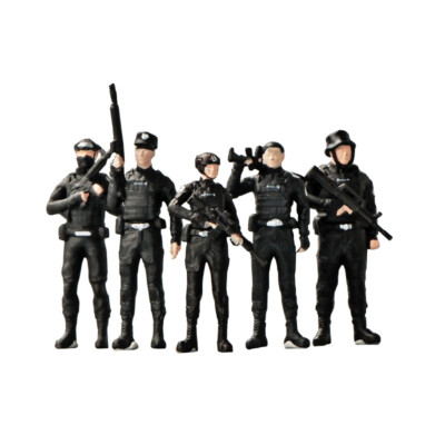 Diorama 1/64 SWAT Resin Figure Model City Street Special