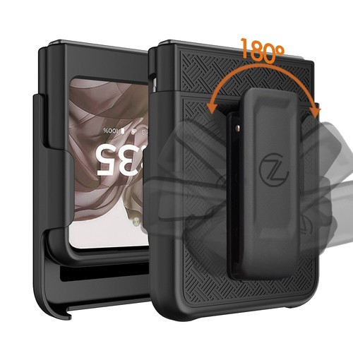 For Motorola RAZR 5G (2024-2025) Holster Case Strong Belt Clip Stand Slim Black - Picture 6 of 9