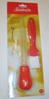Red Kitchen Sunbeam Plastic Turkey Cooking Baster Basting Brush Set Lacers Twine