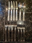 13 Pcs Gourmet Settings TAXI 18/10 Stainless Flatware Silverware Dot