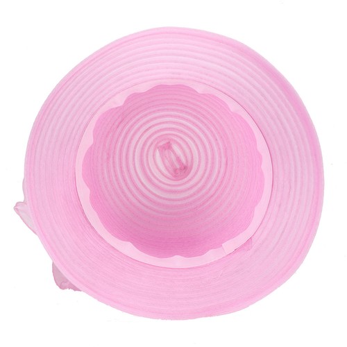 Einfarbig 1920er Damen Sommer Organza Bowler Sonnenhut Derby Tee Party A267 - Bild 58 von 100