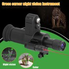 850nm Ir Night Vision Device Monocular 7X Zoom Scope Cross Cursor 400m & Laser