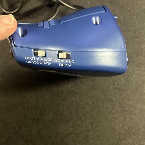 Timex T101 Digital Alarm Clock Blue - Works - Picture 4 of 6