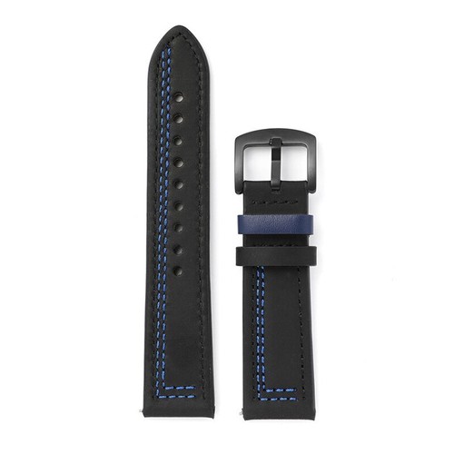 Cowhide Genuine Leather Watch Band 20mm 22mm Bracelet Generic Strap Watch Bands - Picture 14 of 44