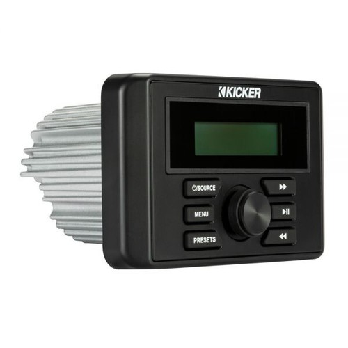 Kicker Marine Audio Boat Stereo 46KMC3 Unità Sorgente Marina Costola Barca Yacht - Foto 2 di 6