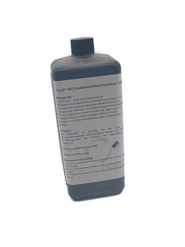 S-Drill™ DST Ökologische Bindemittel Staubkiller Staubbindemittel 1 L flüssig - Bild 1 von 2