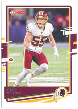 Cole Holcomb - Washington Redskins - 2020 Panini Donruss Football - Base - #242