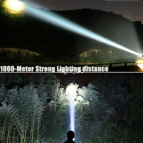LED Outdoor Camping Torch Portable Searchlight Spotlight Flashlight Work Light - Picture 4 of 5