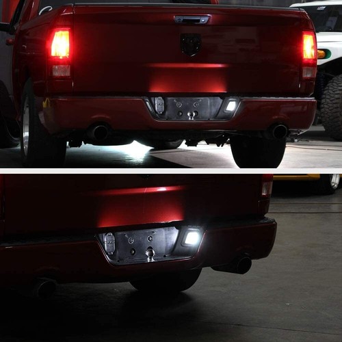 2x White LED License Plate Lights For 2003-2018 Dodge Ram 1500 2500 3500 Pickup - Bild 15 von 18