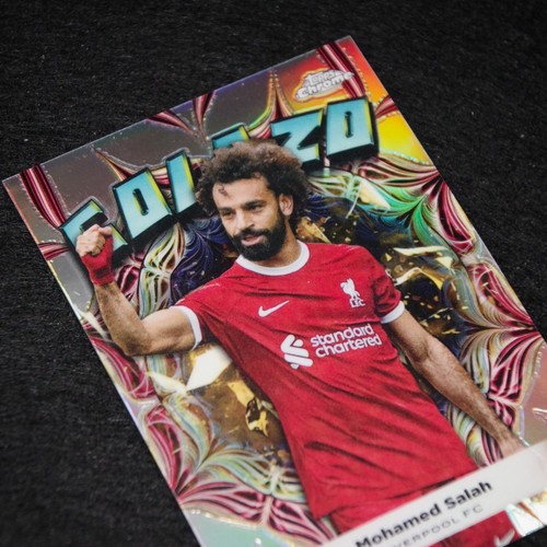 Mohamed Salah Golazo Insert - 2023-24 Topps Chrome UCC Liverpool FC