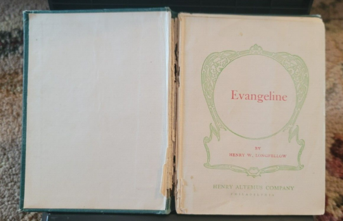 Vintage / Antique Book Evangeline a Tale of Acadie by Henry W. Longfellow - Picture 3 of 3