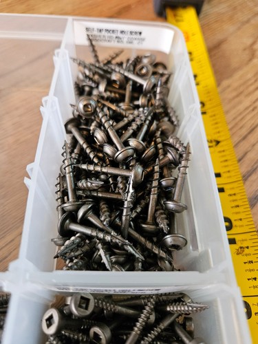 Assortment Kreg Self-Tap Pocket Hole Screws Washer & Pan Head #7, 8, 1 To 2 1/2" - Picture 15 of 17