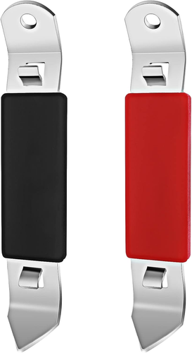 2 Pcs Magnetic Bottle Openers Stainless Steel Manual Can Opener Classic Flat Bot - Picture 12 of 12