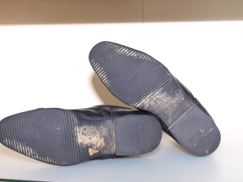 Celeris- Reitstiefelette Grace Kelly mit Lammfell Gr 38 - durnkelblau / schwarz - Bild 5 von 5