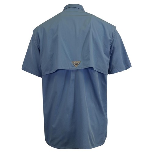 Columbia Men's Woven Shirt PFG Bonehead Short Sleeve Fishing Shirt - Picture 14 of 24
