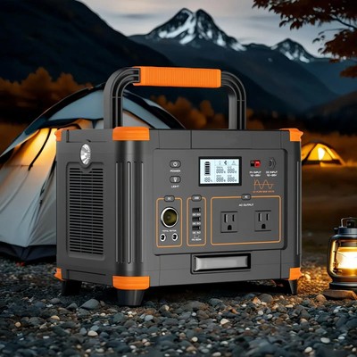 Peak 2000W Power Station Solar RV Generator Portable Backup Battery Camping MC4