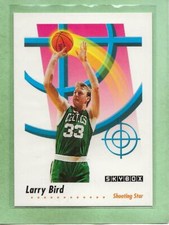 LARRY BIRD - 1991-92 Skybox "Shooting Star" - #591- Celtics - $1 Shipping - MINT