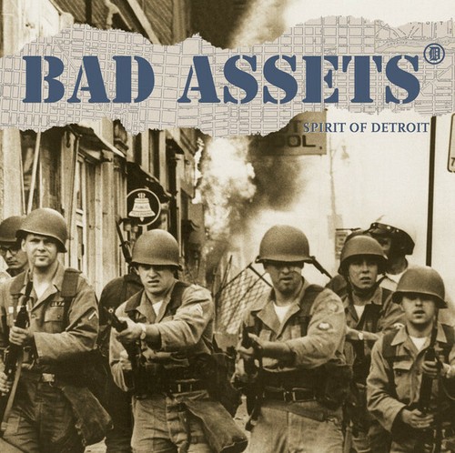 BAD ASSETS - THE SPIRIT OF DETROIT (LP) lim. black Skinhead Oi! Templars 4 Skins - Picture 1 of 2