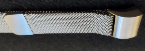 Magnetic Milanese Loop Mesh Silvertone Watch Band For FitBit Charge 2 - 6.25 lg - Picture 3 of 6
