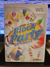 Block Party (Nintendo Wii Video Game, 2008) 20 Games, Complete With Manual