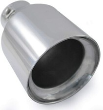 Auspuffblende Endrohr Edelstahl Universal Rund Chrom Für Opel Corsa Astra Vectra