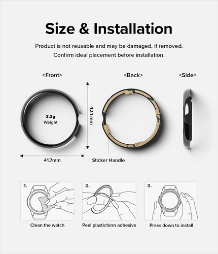 Étui Google Pixel Watch 40 mm cadre lunette housse protection en acier inoxydable - Photo 21 sur 21