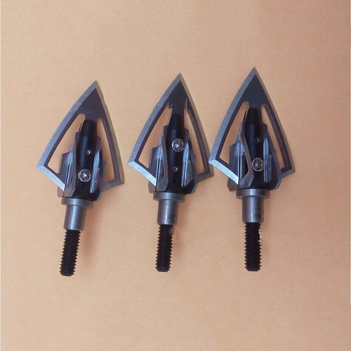 6/12x 100 Grain Metall sechsseitige Pfeilspitze Jagdpfeilspitze Bogenschießen Recurvebogen - Bild 1 von 5