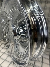 HARLEY SOFTAIL FAT BOY CUSTOM CHROME FRONT OEM WHEEL 2008 -17 FLSTF EXCHANGE
